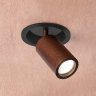 Врезной поворотный светильник с лампочкой Favourite Angularis 2804-1C+Lamps Gu10
