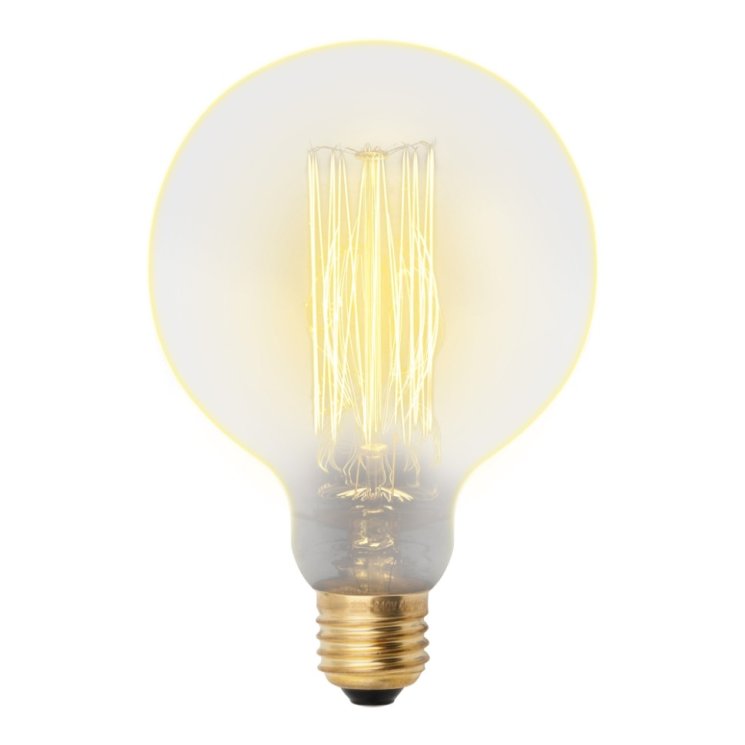 Лампа накаливания (UL-00000480) Uniel E27 60W золотистый IL-V-G125-60/GOLDEN/E27 VW01