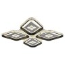 Светодиодная диммируемая люстра с ПДУ Profit Light 8054/4 WHT+BLK 216W