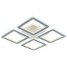 Светодиодная люстра с ПДУ Profit Light 8009/4 WHT 166W+128W BL+YL