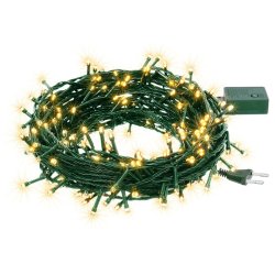 20м. Электрогирлянда ''Нить'' с контроллером (теплый) 200LED IP20 Vegas 55068