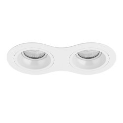 D6260606 Встраиваемый точечный светильник Domino Round Lightstar (комплект из 214626+214606+214606)