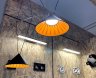 Подвесной светодиодный светильник Italline IT03-1430 black/orange