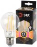 Лампа светодиодная филаментная ЭРА E27 13W 2700K прозрачная F-LED A60-13W-827-E27 Б0035027
