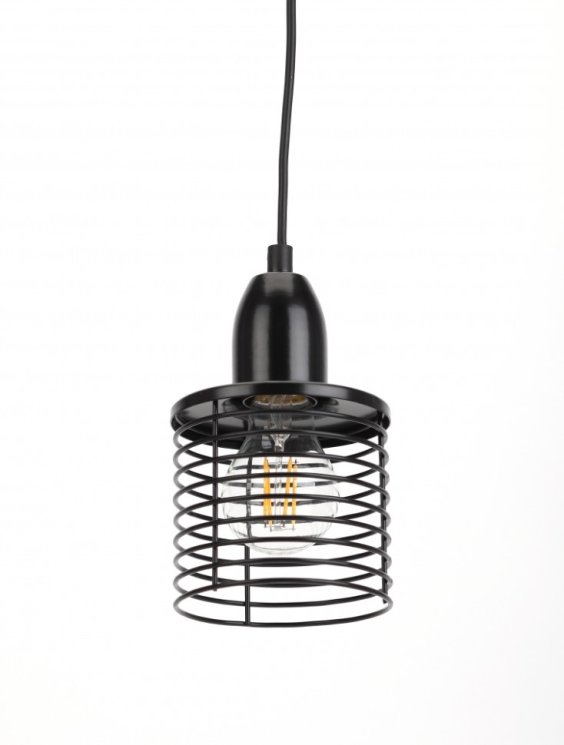 Подвесной светильник ЭРА Loft PL5 BK