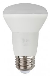 Лампа светодиодная ЭРА E27 8W 2700K матовая ECO LED R63-8W-827-E27 Б0050300