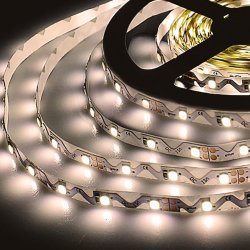 5м. Светодиодная гибкая лента теплого цвета 3300К 2835, 6W, 12V, 60LED/m, IP20 Elektrostandard (a052852)