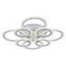 Люстра светодиодная с пультом ДУ Profit Light 8003/4+4 WHT 144W+11W RGB