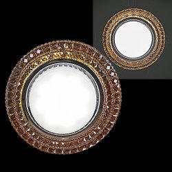 Встраиваемый светильник с LED подсветкой Reluce 53201-9.0-001LF GX53+LED4W (1383876)