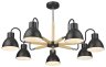 Люстра на штанге с лампочками Velante 230-023-07+Lamps E27 P45