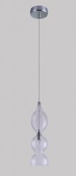 Подвесной светильник Crystal Lux Iris SP1 B Transparent
