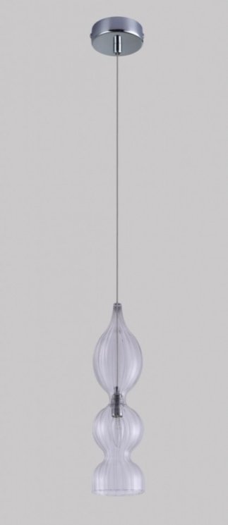 Подвесной светильник Crystal Lux Iris SP1 B Transparent