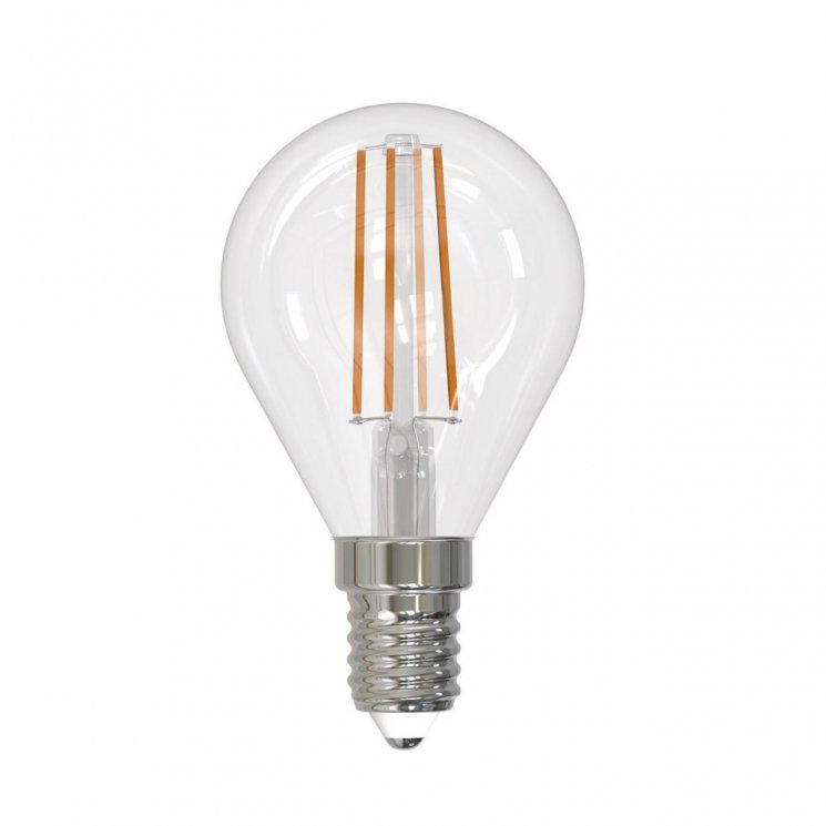 Диммируемая светодиодная лампа E14 9W 3000K (теплый) Air Uniel LED-G45-9W-3000K-E14-CL-DIM GLA01TR (UL-00005191)