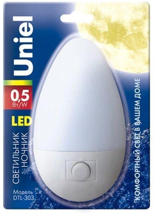 Настенный светодиодный светильник (02743) Uniel DTL-303-Овал/White/3LED/0,5W