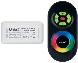Контроллер для светодиодных лент 12/24В 2,4 ГГц (11105) Uniel ULC-G10-RGB Black