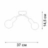 Потолочный светильник Vitaluce V4989-1/2PL