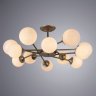 Люстра на штанге Arte lamp Marco с поддержкой Алиса A2703PL-12SG-A