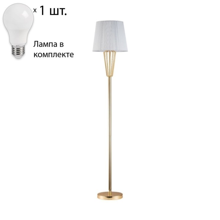 Торшер с лампочкой  Favourite Sade 2690-1F+Lamps А60