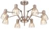 Люстра на штанге с лампочками Velante 246-403-08+Lamps E14 Свеча