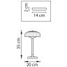 Настольная лампа Acrile Lightstar 738973