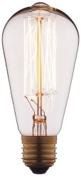 Лампа накаливания E27 40W прозрачная 1007