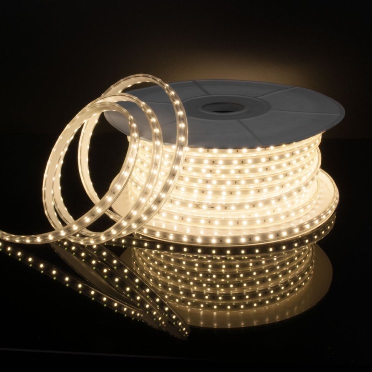 50м. Комплект светодиодной ленты белого цвета 2835 4200К, 14,4W, 220V, 120LED/m, IP65 Elektrostandard (a053639)