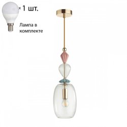 Подвесной светильник с лампочкой Odeon Light Bizet 4855/1B+Lamps E14 P45