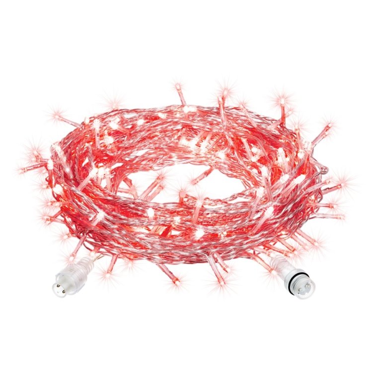 1*4м. Электрогирлянда-конструктор ''Занавес'' 192LED (красный) IP44 Vegas 55027
