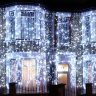 1*4м. Электрогирлянда-конструктор ''Занавес'' 192LED (красный) IP44 Vegas 55027