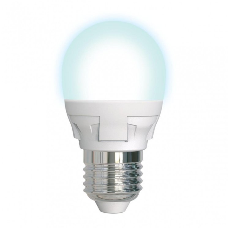Диммируемая светодиодная лампа E27 7W 4000K (белый) Uniel LED-G45 7W-4000K-E27-FR-DIM PLP01WH (UL-00004301)