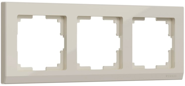 Рамка на 3 поста (слоновая кость) Werkel W0031803