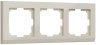 Рамка на 3 поста (слоновая кость) Werkel W0031803
