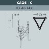 Парковый фонарь Fumagalli NEBO OFIR/SIMON 3L  U33.202.R30.BYH27
