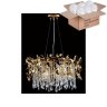 Подвесная люстра Crystal Lux с лампочками Romeo SP6 Gold D600+Lamps E14 P45