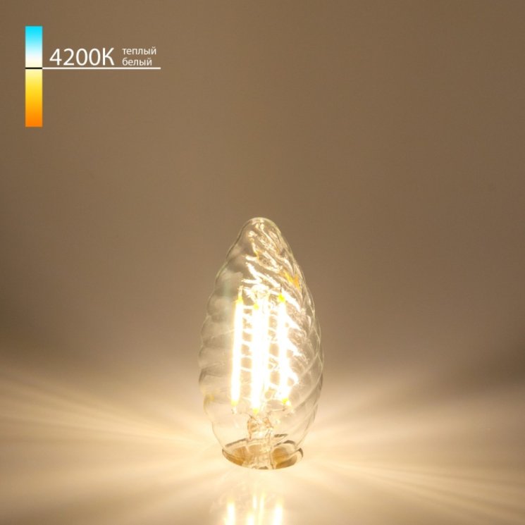 Филаментная светодиодная лампа E14 7W 3300K (белый) F Elektrostandard BLE1414 (a049136)