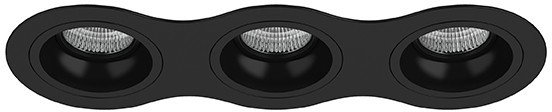 D637070707 Встраиваемый точечный светильник Domino Round Lightstar (комплект из 214637+214607+214607+214607)