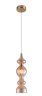Подвесной светильник CRYSTAL LUX с лампочкой IRIS SP1 A AMBER+Lamps E14 Свеча