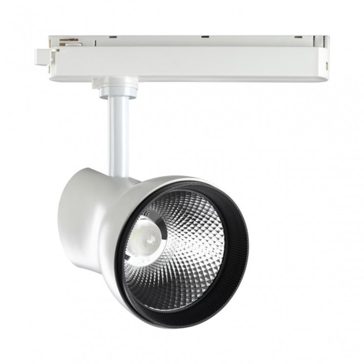 Однофазный LED светильник 20W 4000К для трека Port Novotech 358436