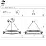 Подвесная светодиодная люстра ST Luce Tivoli SL1622.313.01