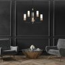 Подвесная люстра Escada Level 2108/6P Black/Gold