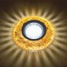 Встраиваемый светильник с LED подсветкой Fametto Luciole DLS-L149 Gu5.3 Glassy/Tea (UL-00003904)