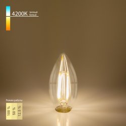 Филаментная светодиодная лампа E14 5W 4200K (белый) C35 Elektrostandard Dimmable F BLE1401 (a048724)
