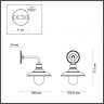 Уличный светильник с лампочкой Odeon Light Campa 4965/1W+Lamps E27 P45