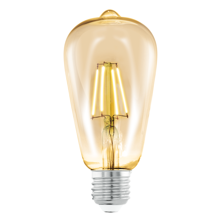 Ретро лампа E27 4W 2200K (теплый) ST64 Eglo 11521