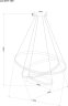 Подвесная люстра с пультом ДУ Arte Lamp Meridiana A2198SP-3WH
