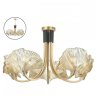 Подвесная люстра Odeon Light Ventaglio с лампочками 4870/5+Lamps E14 Свеча