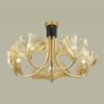 Подвесная люстра Odeon Light Ventaglio с лампочками 4870/5+Lamps E14 Свеча