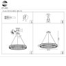Подвесная светодиодная люстра ST Luce Tivoli SL1622.363.01
