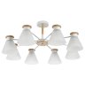 Потолочная люстра Arte Lamp Tyler с поддержкой Алиса A1031PL-8WH-A
