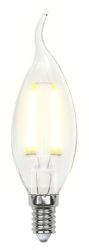Диммируемая светодиодная лампа E14 5W 3000K (теплый) Air Uniel LED-CW35-5W-WW-E14-CL-DIM GLA01TR (UL-00002863)